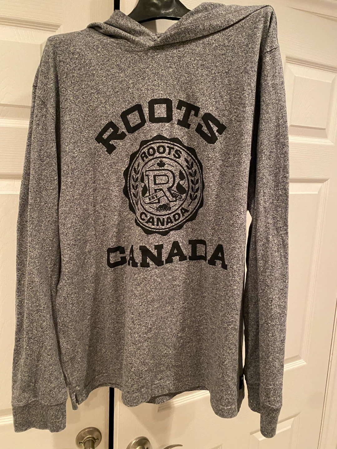 Roots Canada Grey Hooded Sweatshirt