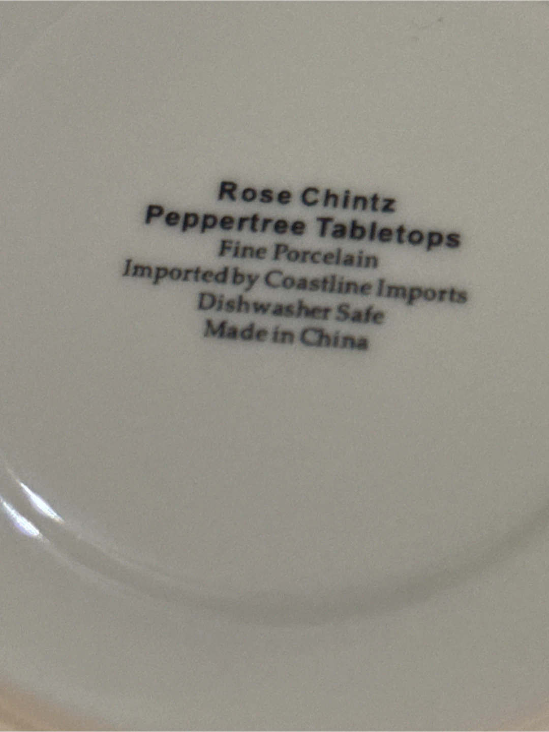 Peppertree Tabletops Rose Chintz Teacup and Saucer - photo 4