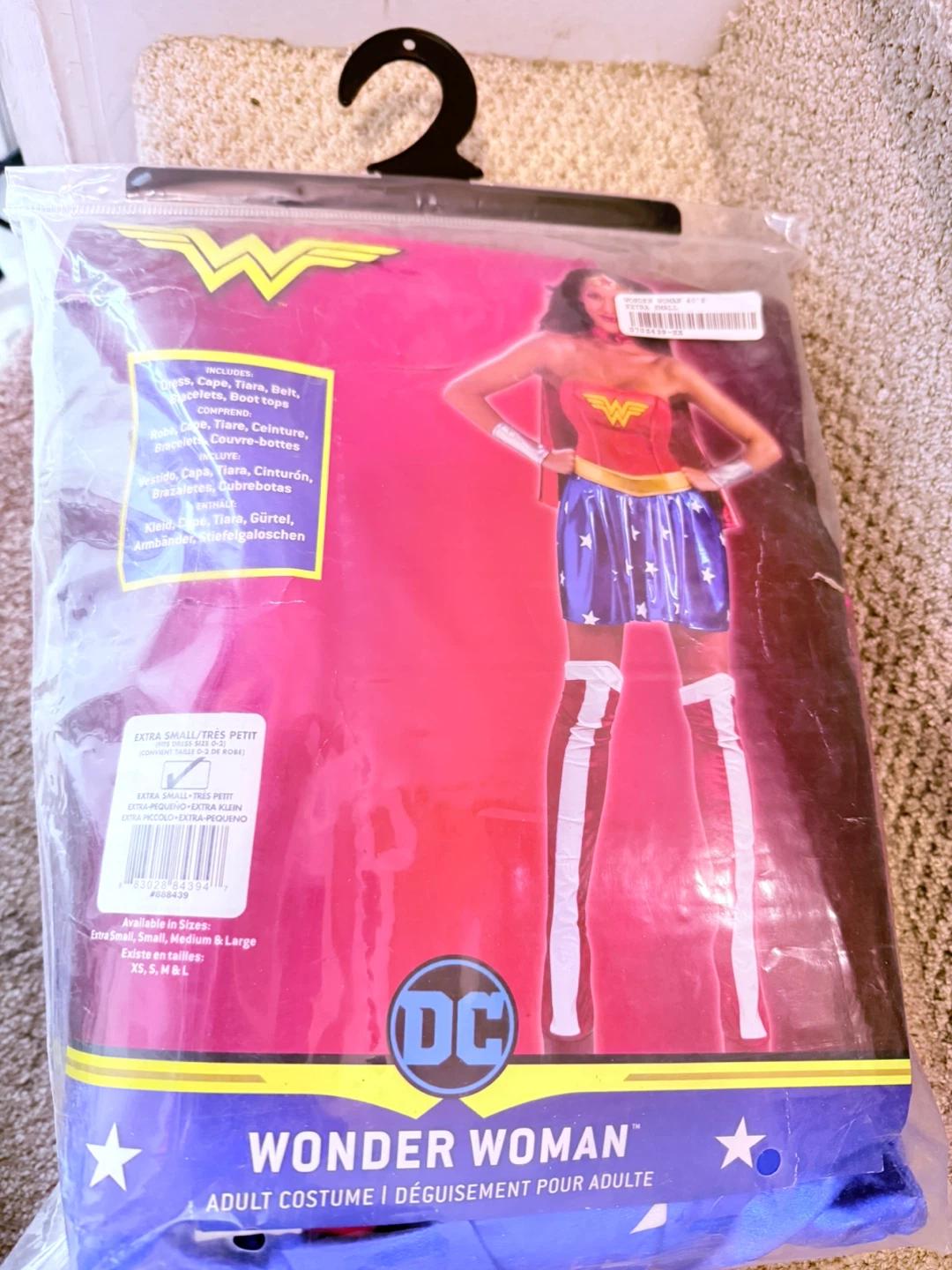 DC Wonder Woman Adult Costume Extra Small