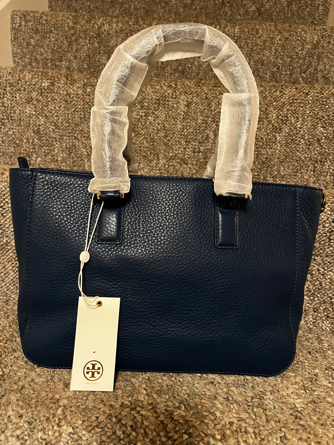 Tory Burch Mercer Mini Satchel Tidal Wave Blue – Brand New - photo 2
