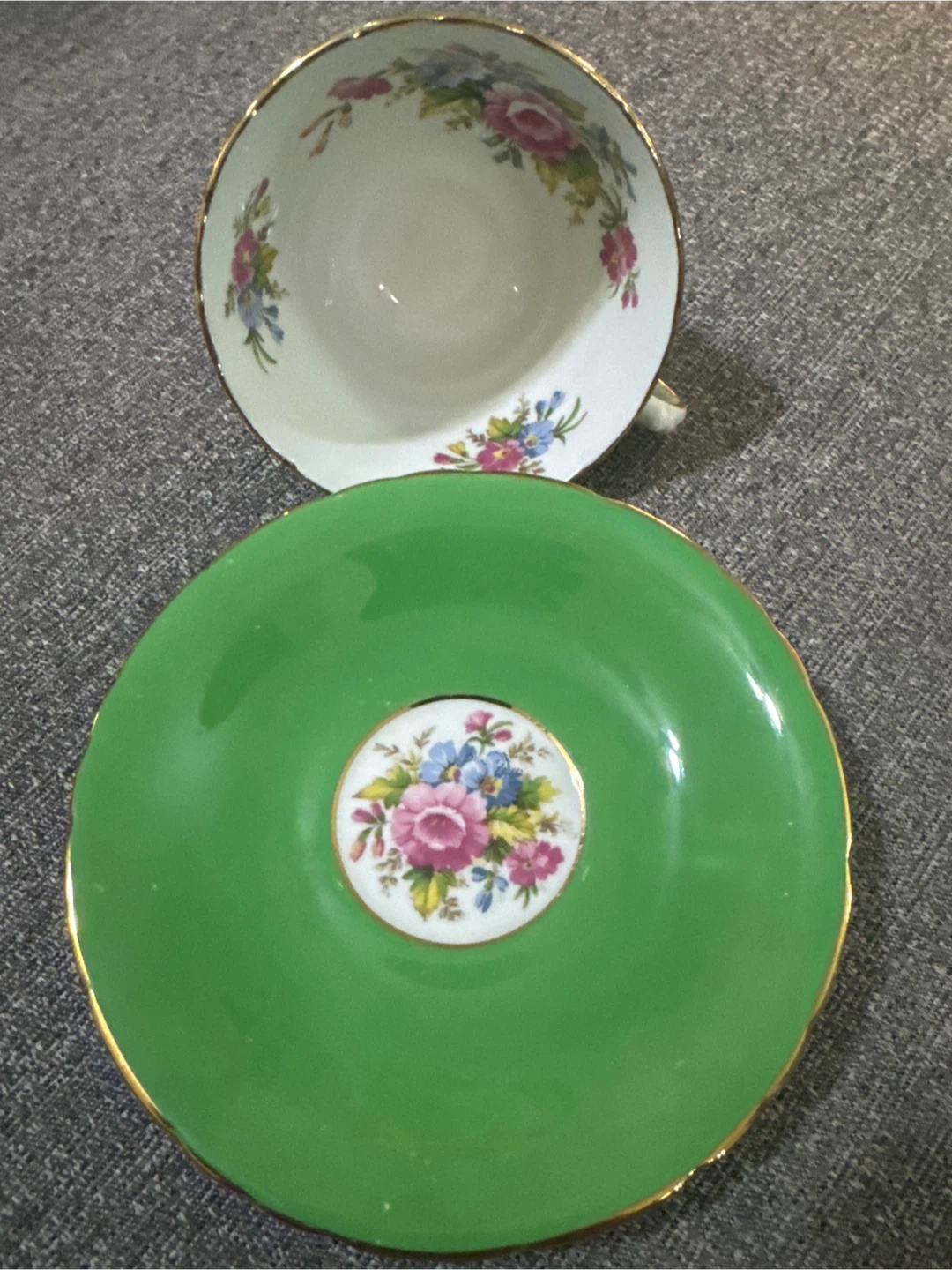 Delphine Bone China Tea Cup and Saucer Set - photo 4