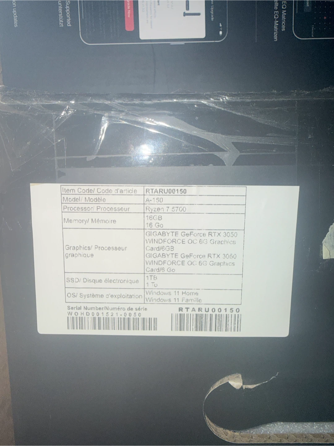 ASUS Gaming Desktop PC Ryzen 7 5700 RTX 3050 16GB RAM 1TB - photo 5