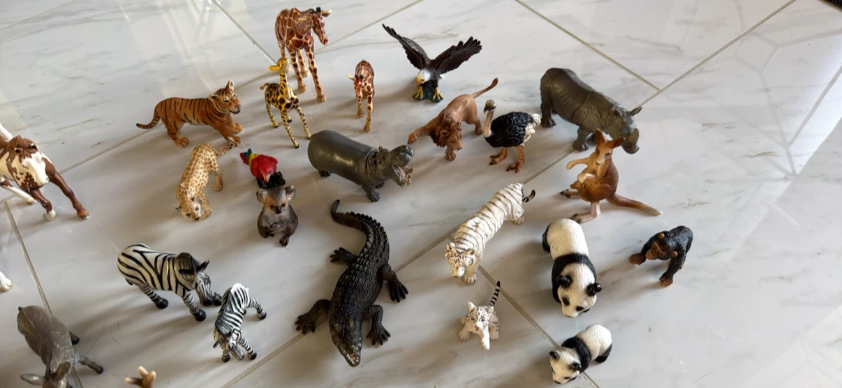 Large collection of PAPO & Schleich animal figure figures - photo 2