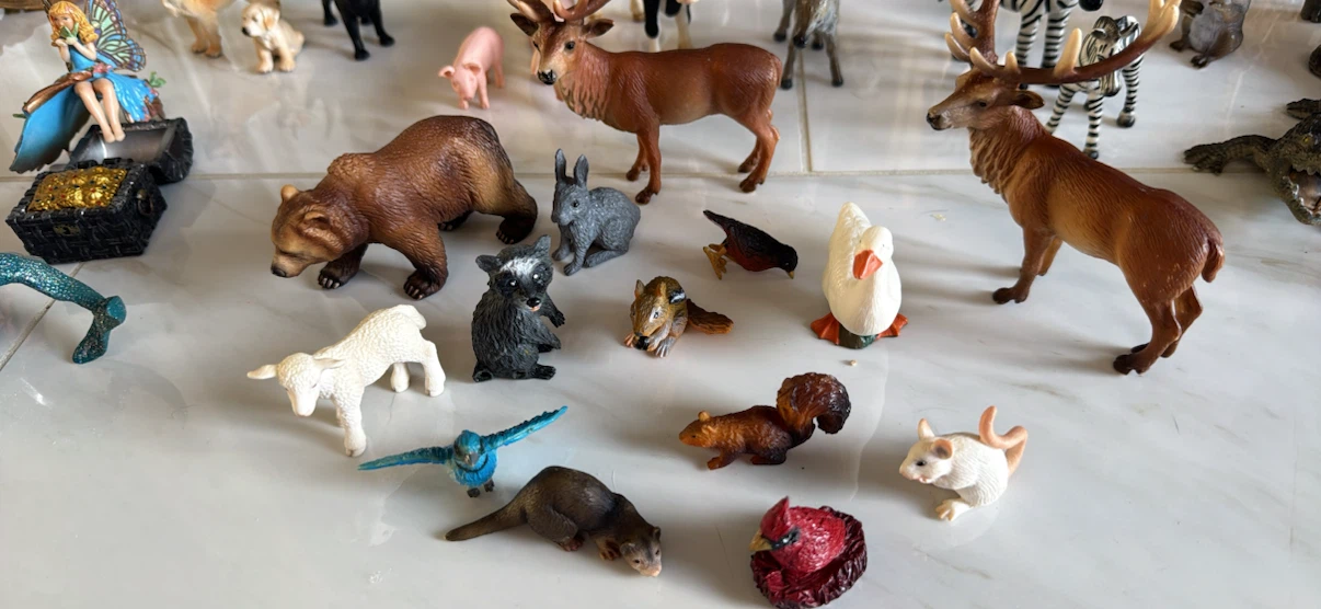 Large collection of PAPO & Schleich animal figure figures - photo 3
