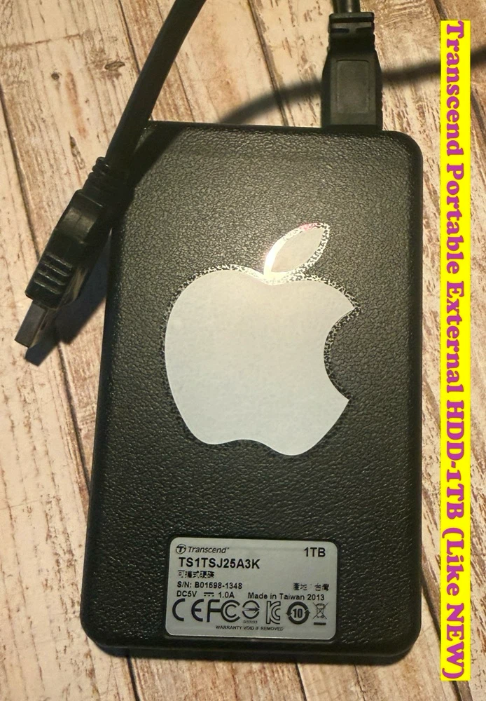 Transcend StoreJet-25A3 Portable External HDD-1TB (Like NEW) - photo 2