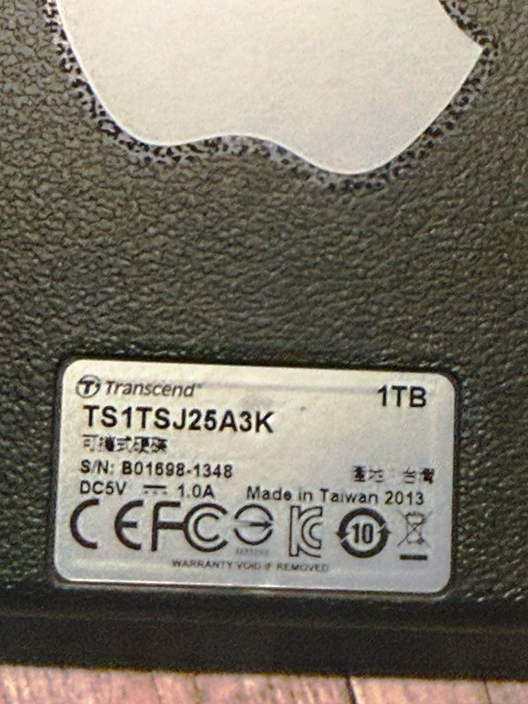 Transcend StoreJet-25A3 Portable External HDD-1TB (Like NEW) - photo 4