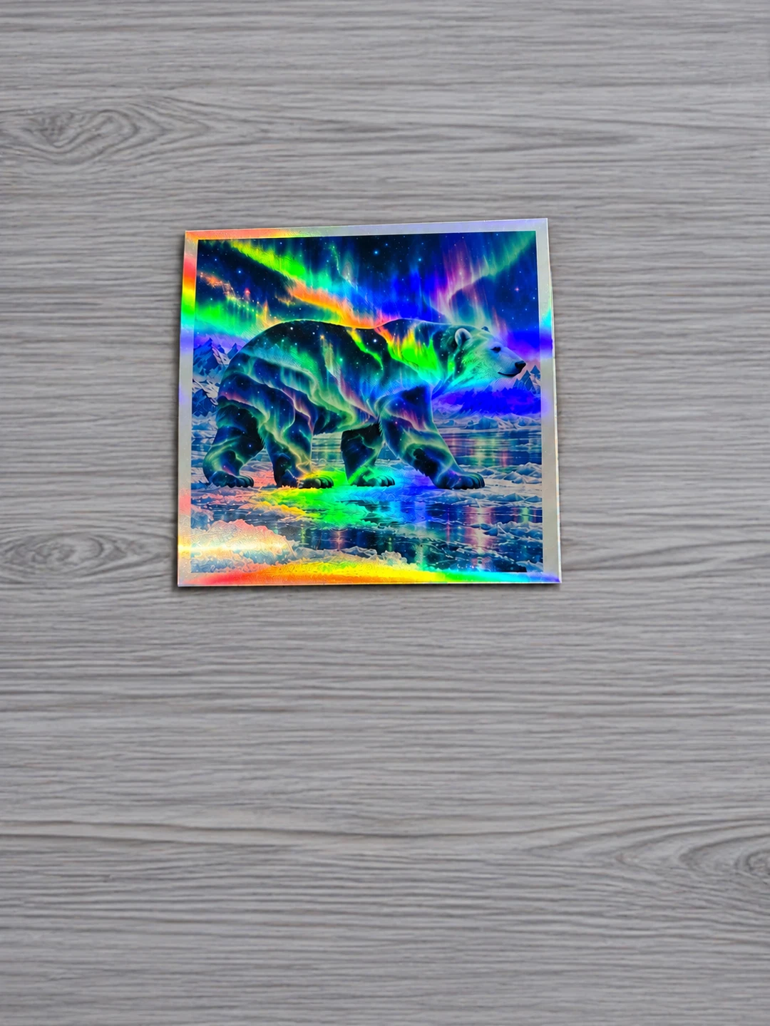 Holographic Animal northern lights stickers - photo 4