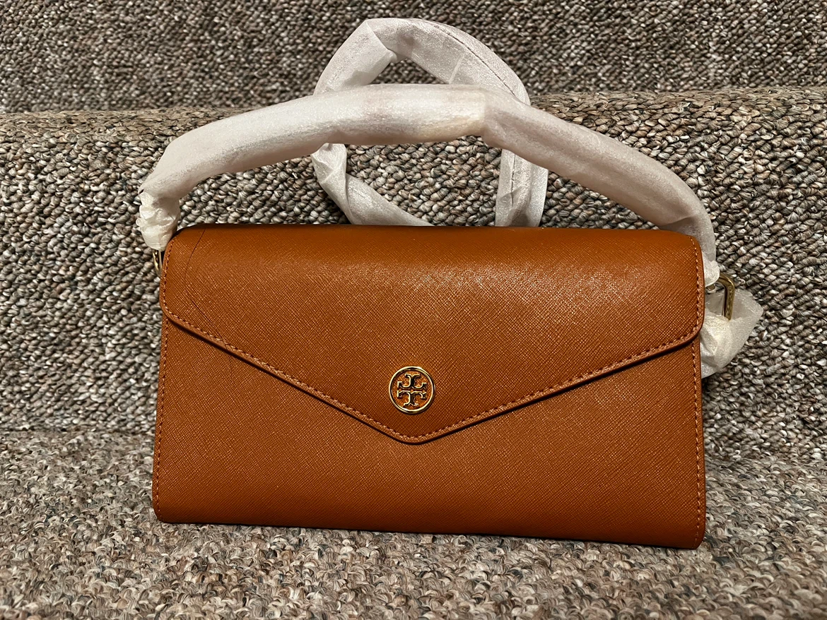 Tory Burch Envelope Crossbody Bag - Brown