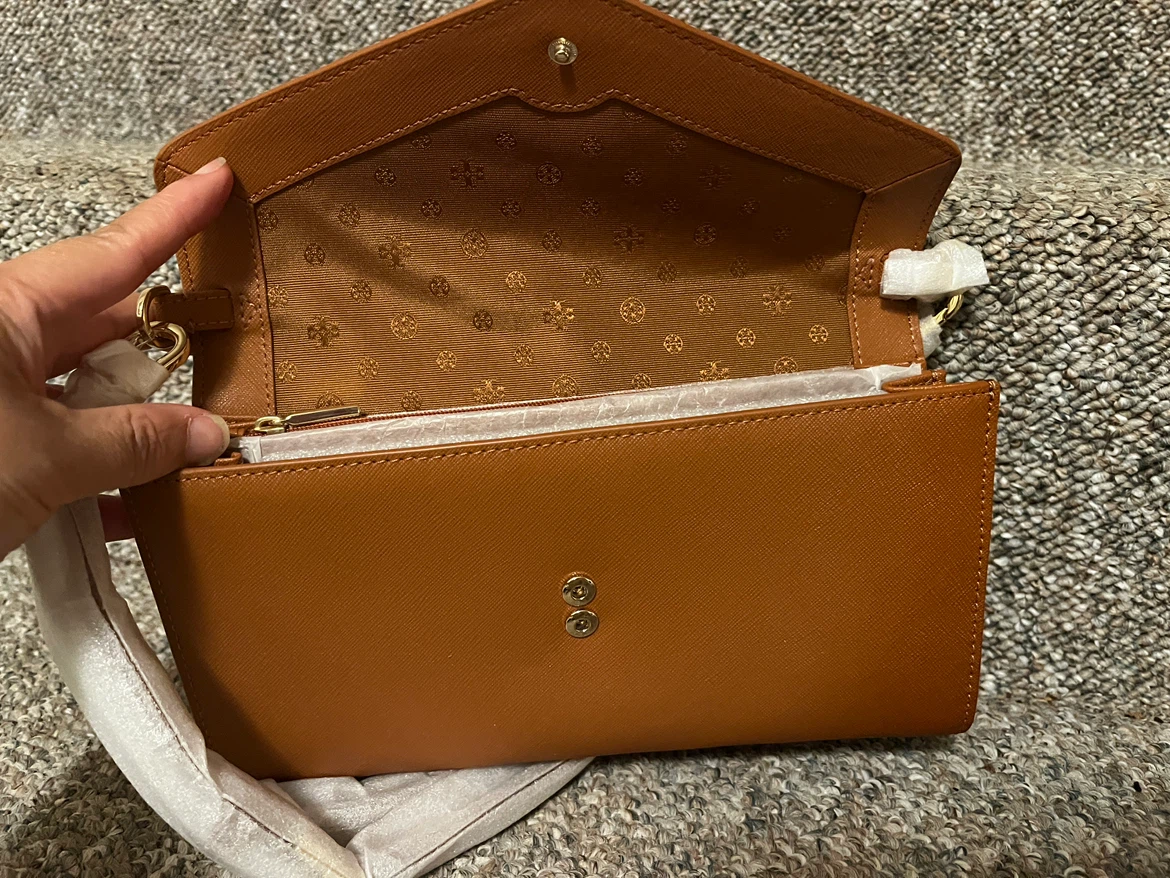 Tory Burch Envelope Crossbody Bag - Brown - photo 4