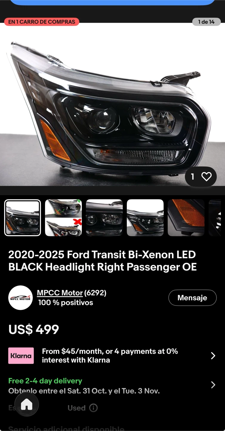Ford transit 2020
