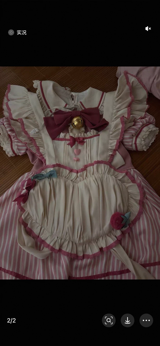 Pink Lolita maid outfit Dress - photo 5