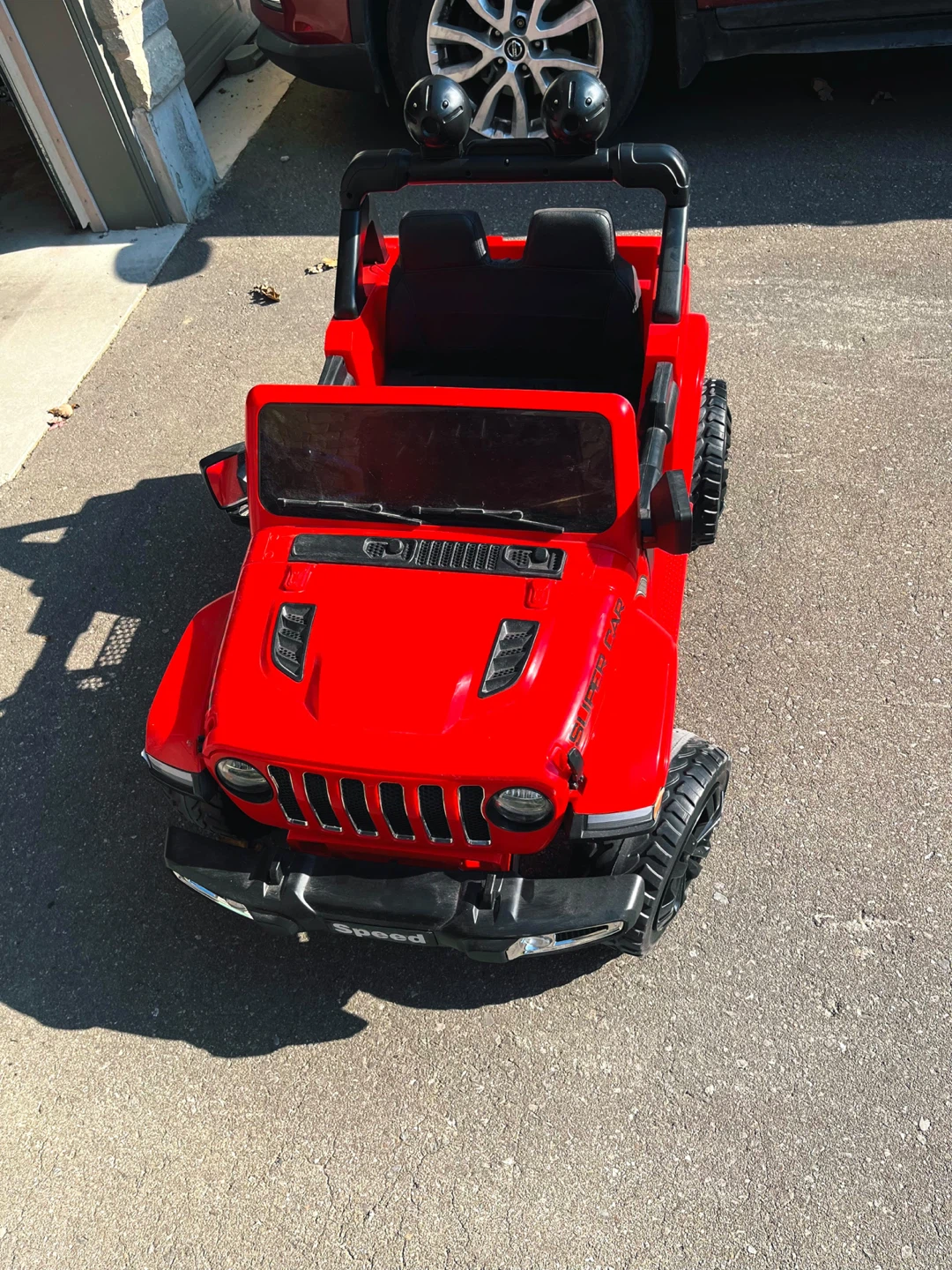 Red Kids Electric Ride-On Jeep - photo 2
