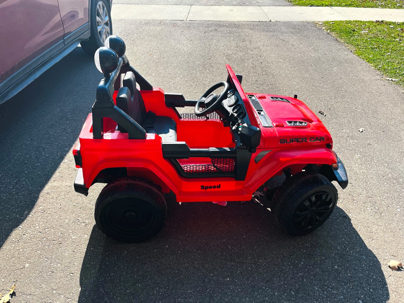 Red Kids Electric Ride-On Jeep - photo 3