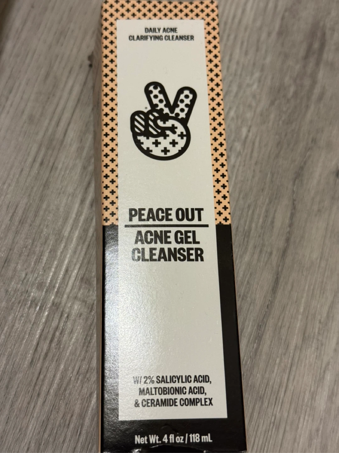 Peace Out Acne Gel Cleanser 118ml