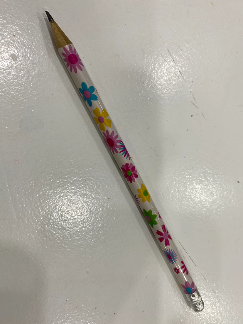 Floral pattern pencil