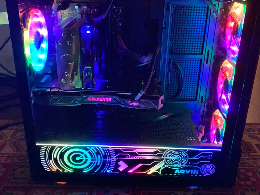 Aqvin Desktop Gaming PC with Gigabyte GPU