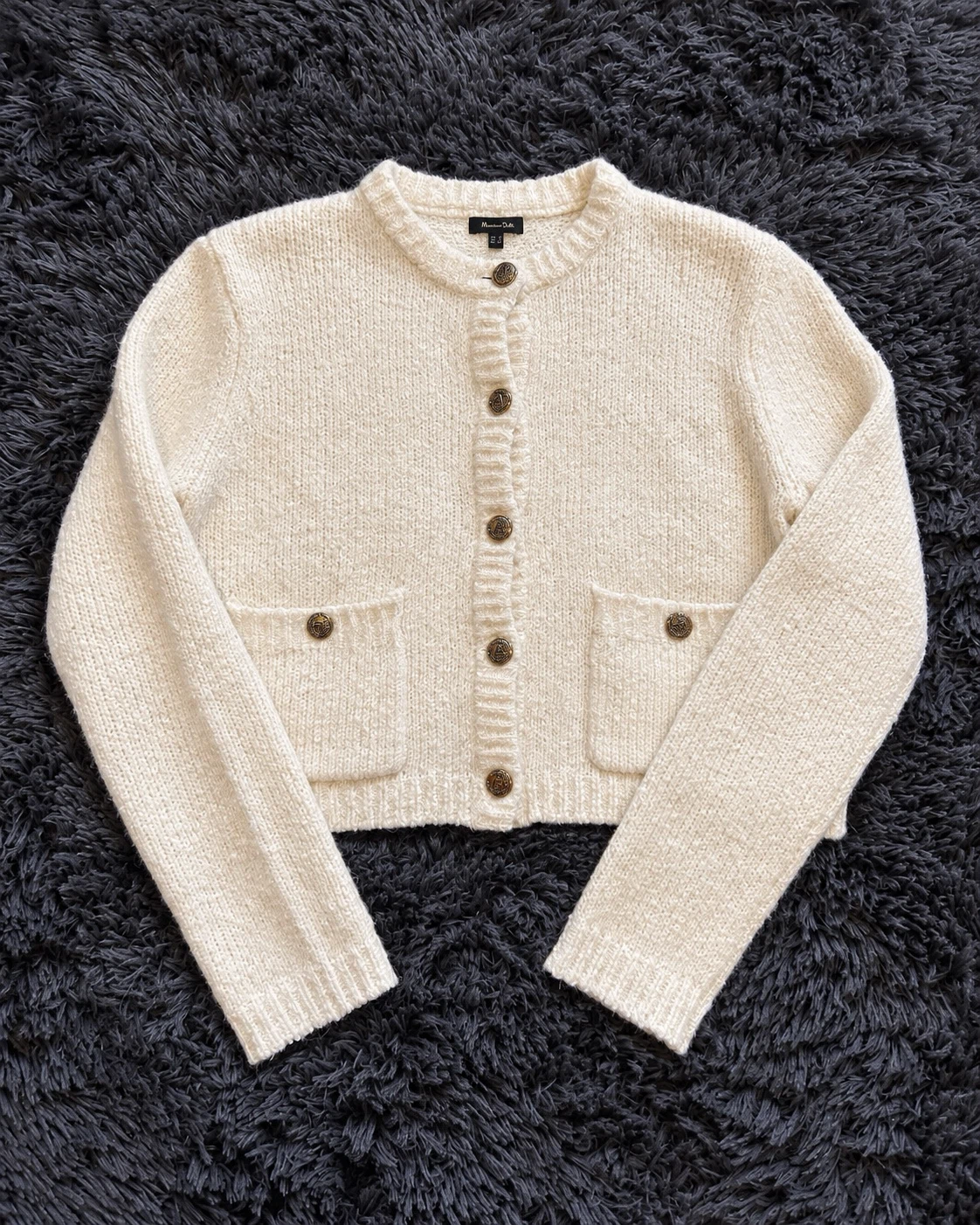 Massimo Dutti Cream Cardigan - photo 3