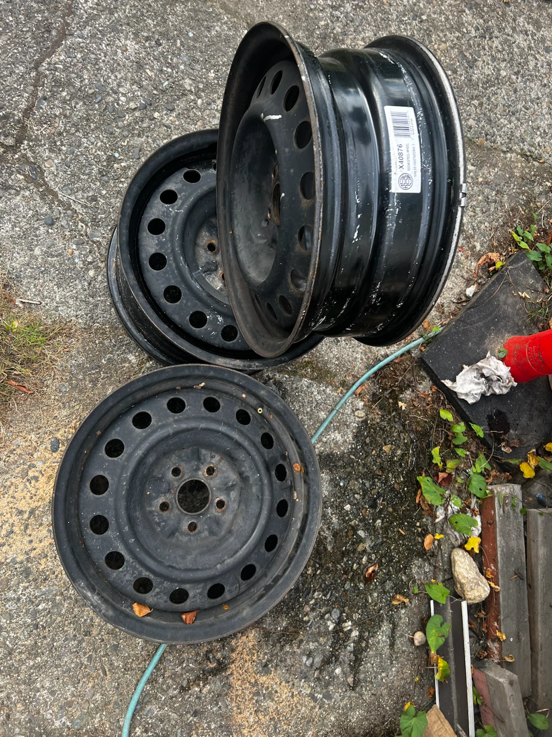 Set of 4 RSSW Steel Wheels 16x6.5