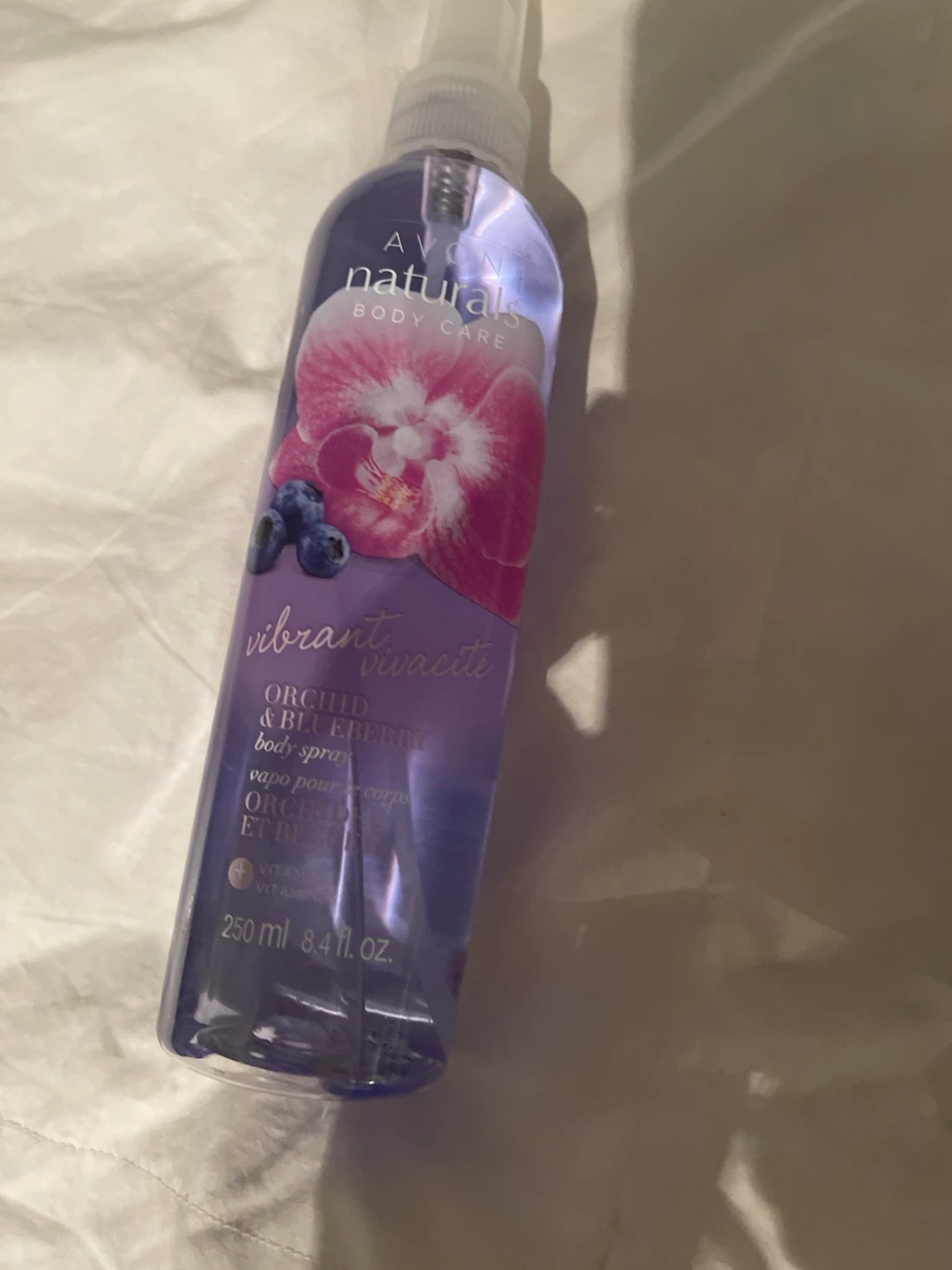 Avon Naturals Orchid & Blueberry Body Spray 250ml