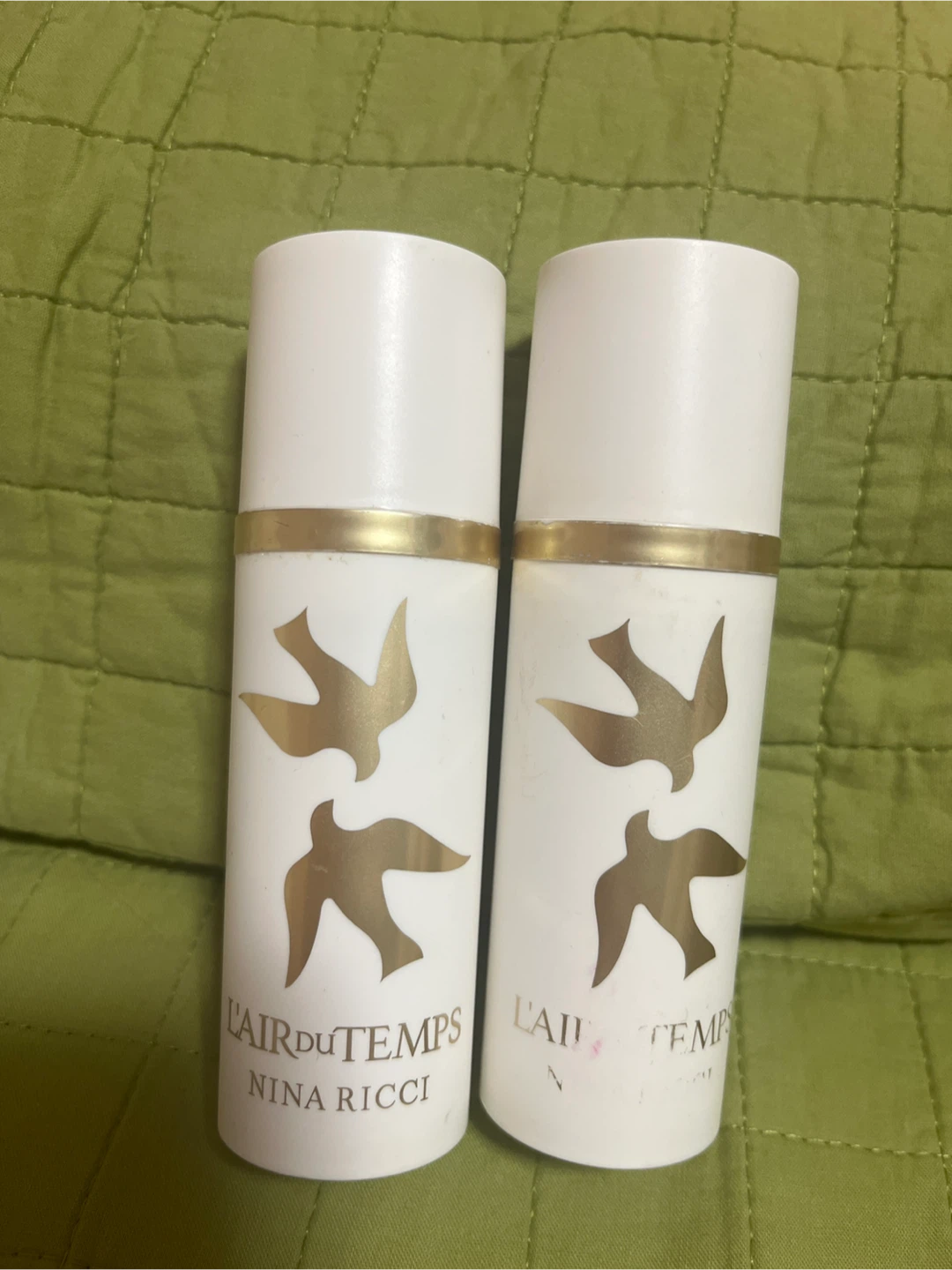 2 Nina Ricci L'Air du Temps Spray Bottles