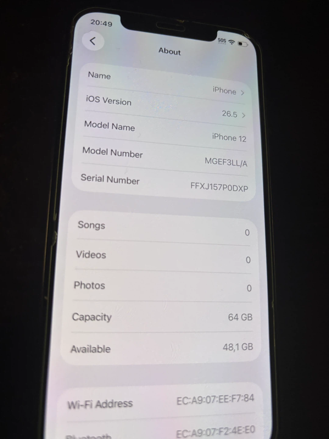 Black iPhone 12 (64GB) - photo 3