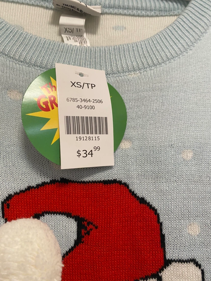 Brand new Grinch sweater with tag - photo 3