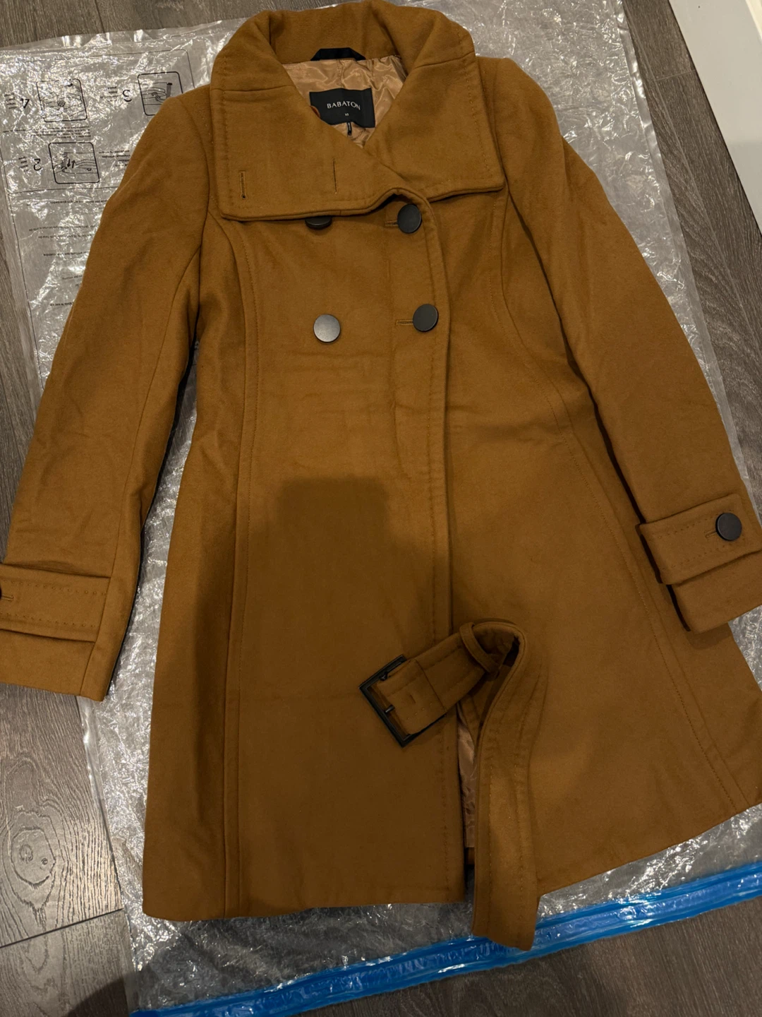 Babaton Brown Wool Coat