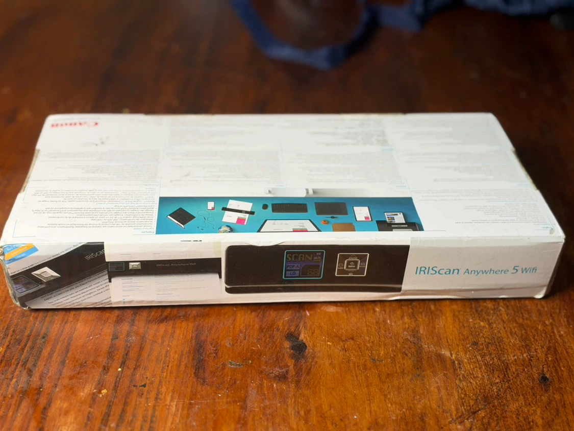 IRIScan Anywhere 5 Wifi Portable Scanner - photo 4