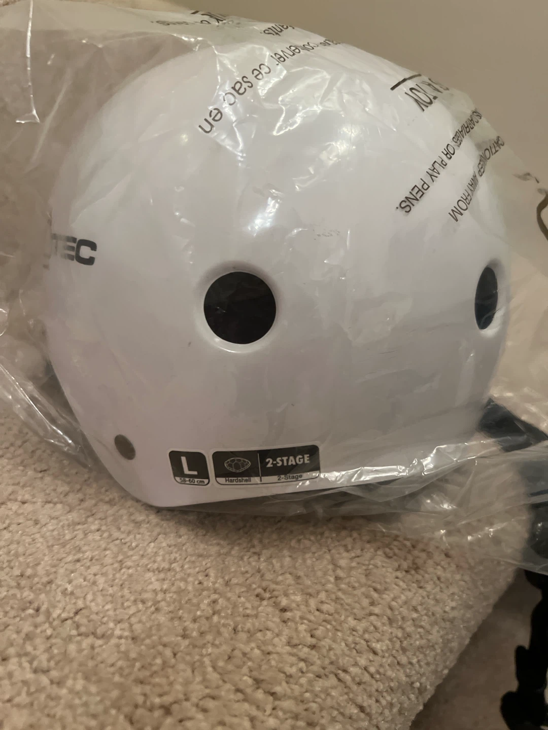 Pro-Tec Classic Skate Helmet Gloss White Large - photo 3