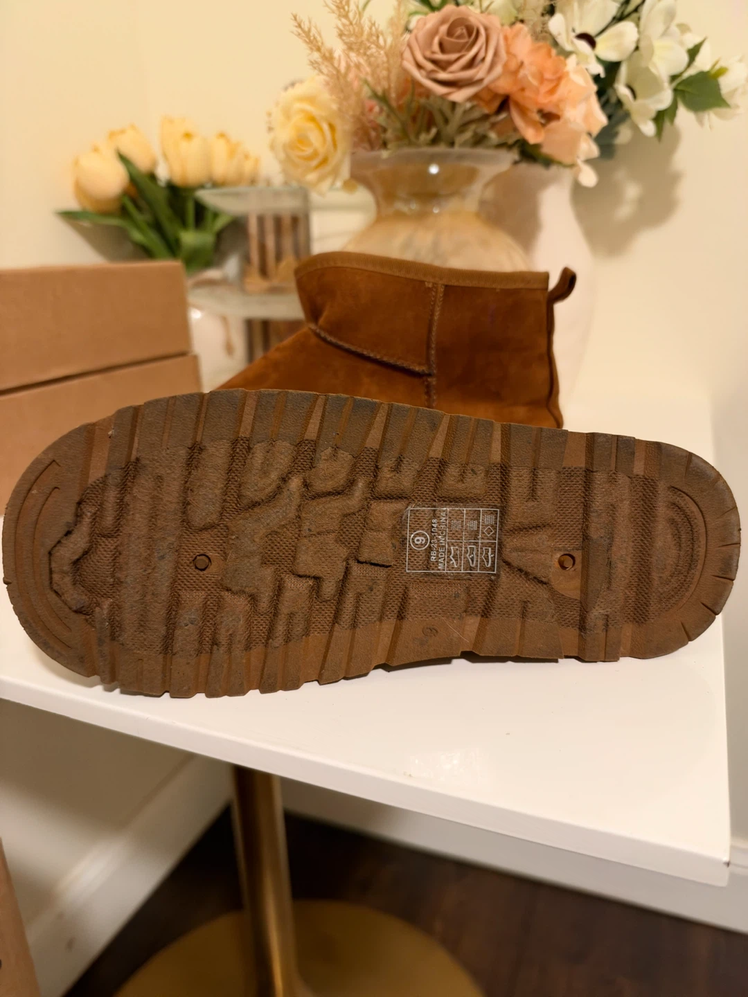 Brown Platform Ankle Boots - photo 3