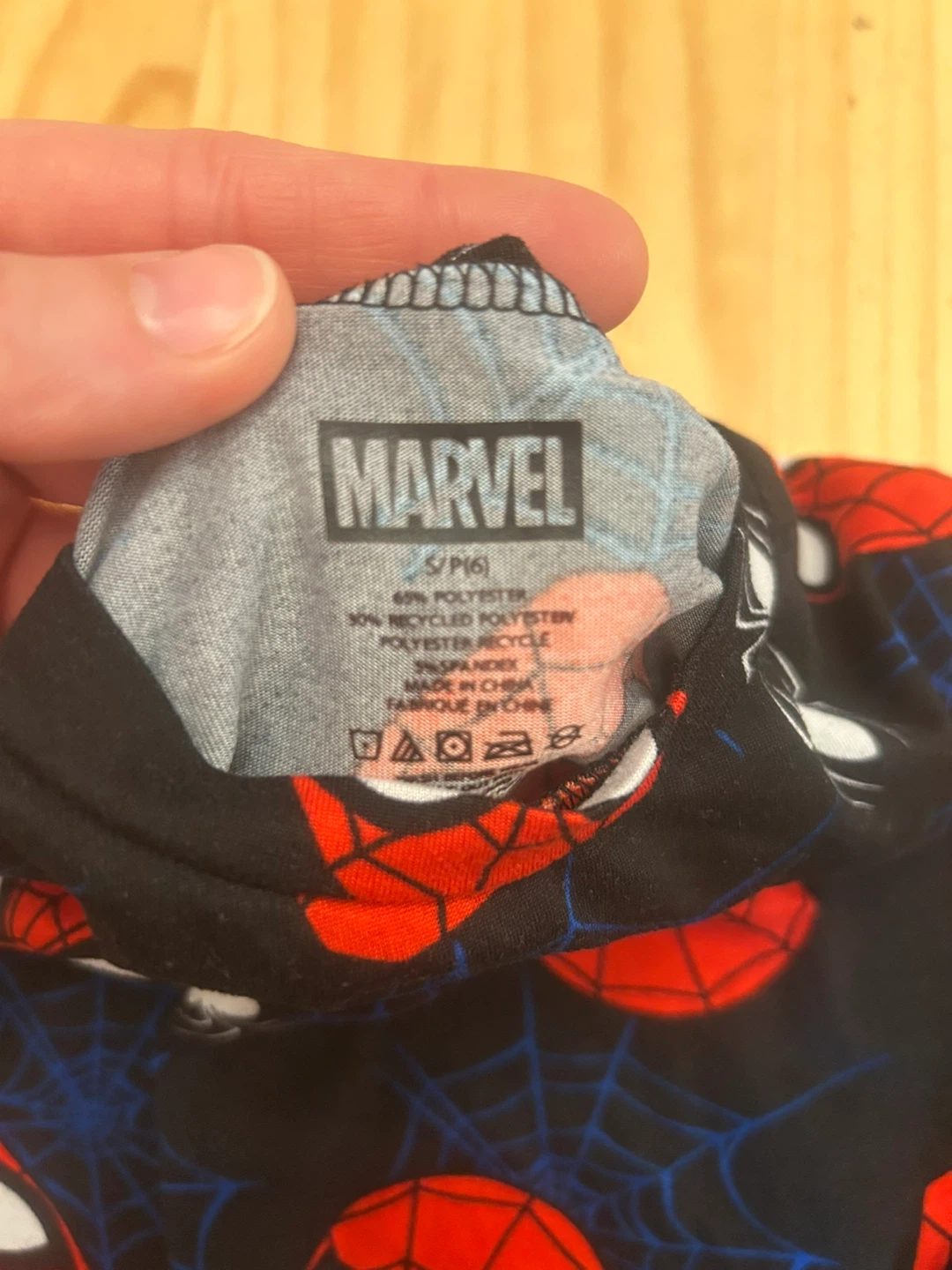 Marvel Spider-Man Pajama Set Size 6 - photo 2