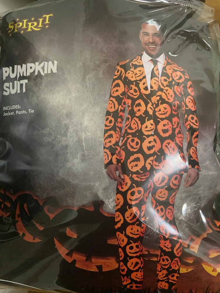 Spirit Halloween Pumpkin Suit