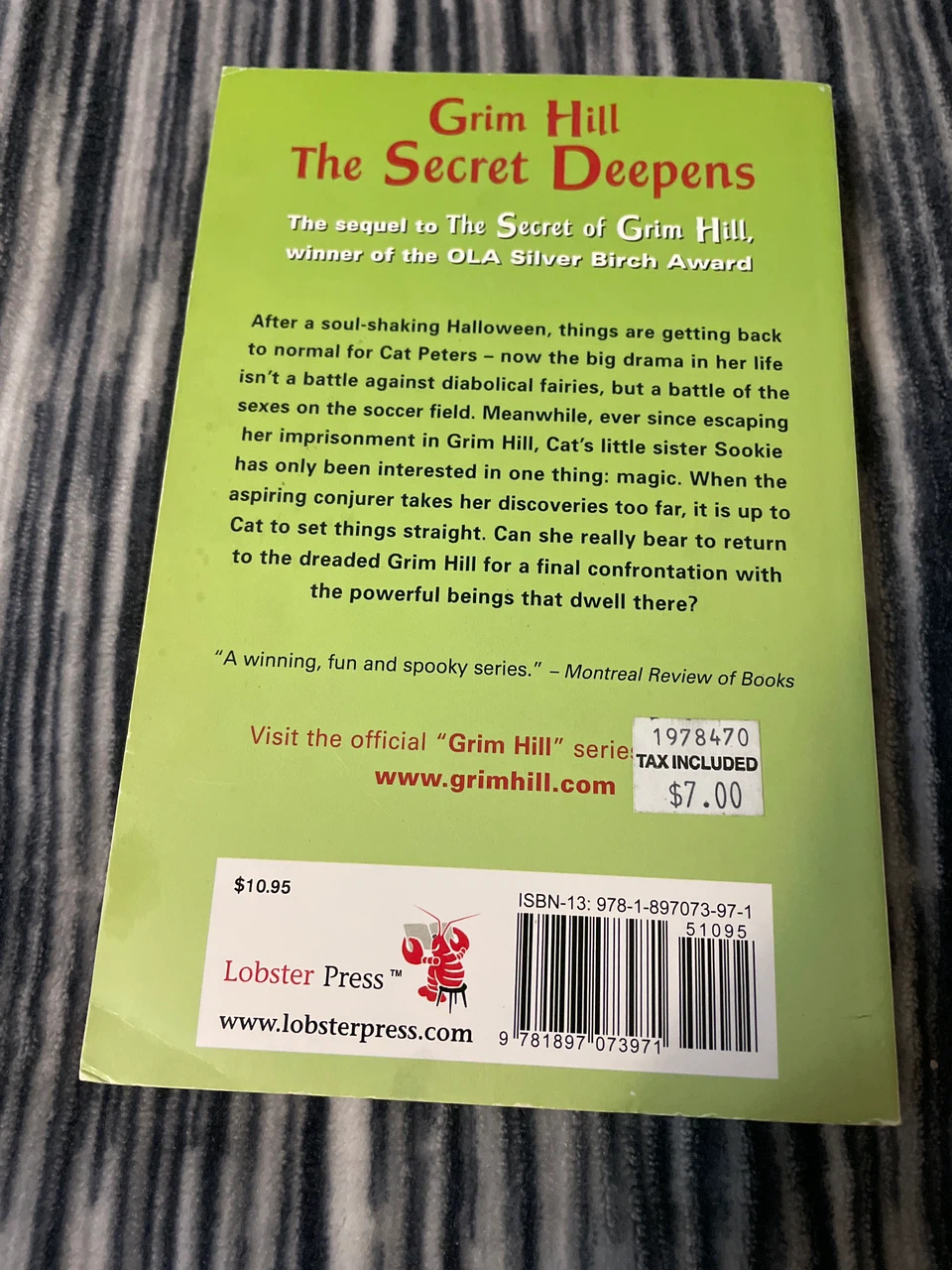 Grim Hill: The Secret Deepens by Linda DeMeulemeester - photo 2