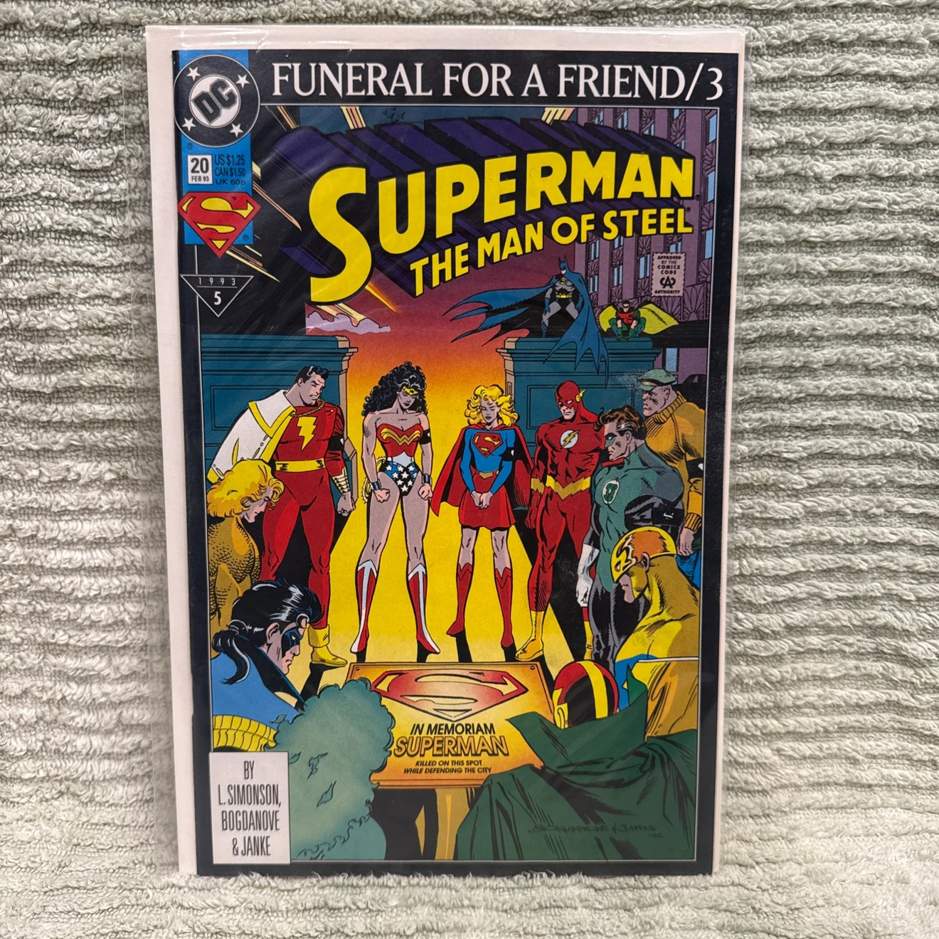 SUPERMAN FUNERAL 3 #20 Comic Book
