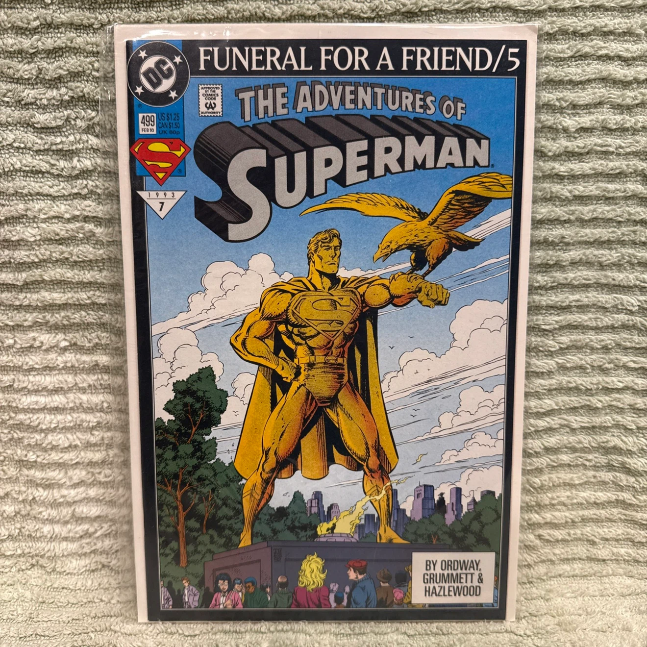 SUPERMAN FUNERAL 5 #499 Comic Book