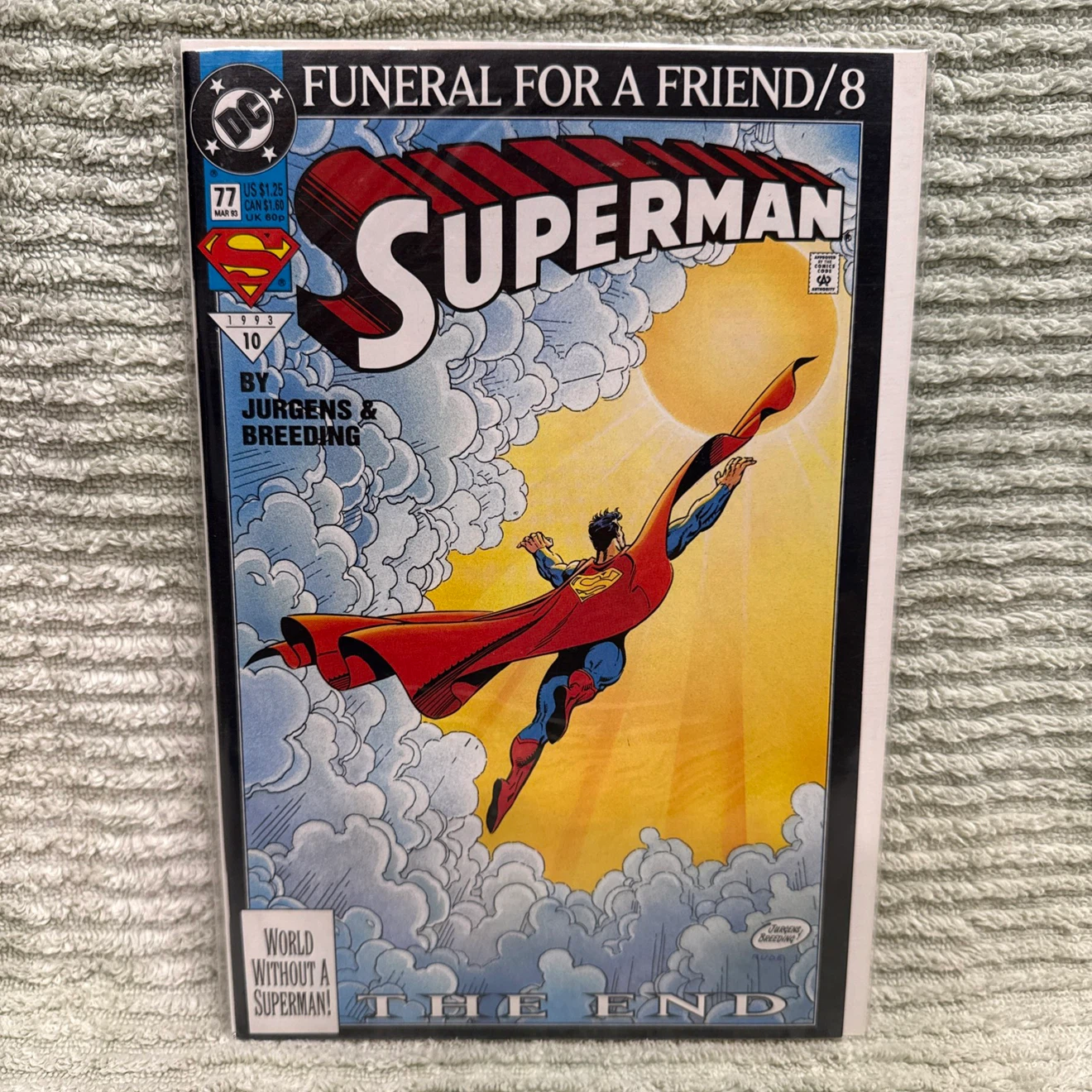 SUPERMAN FUNERAL 8 Superman Issue 77