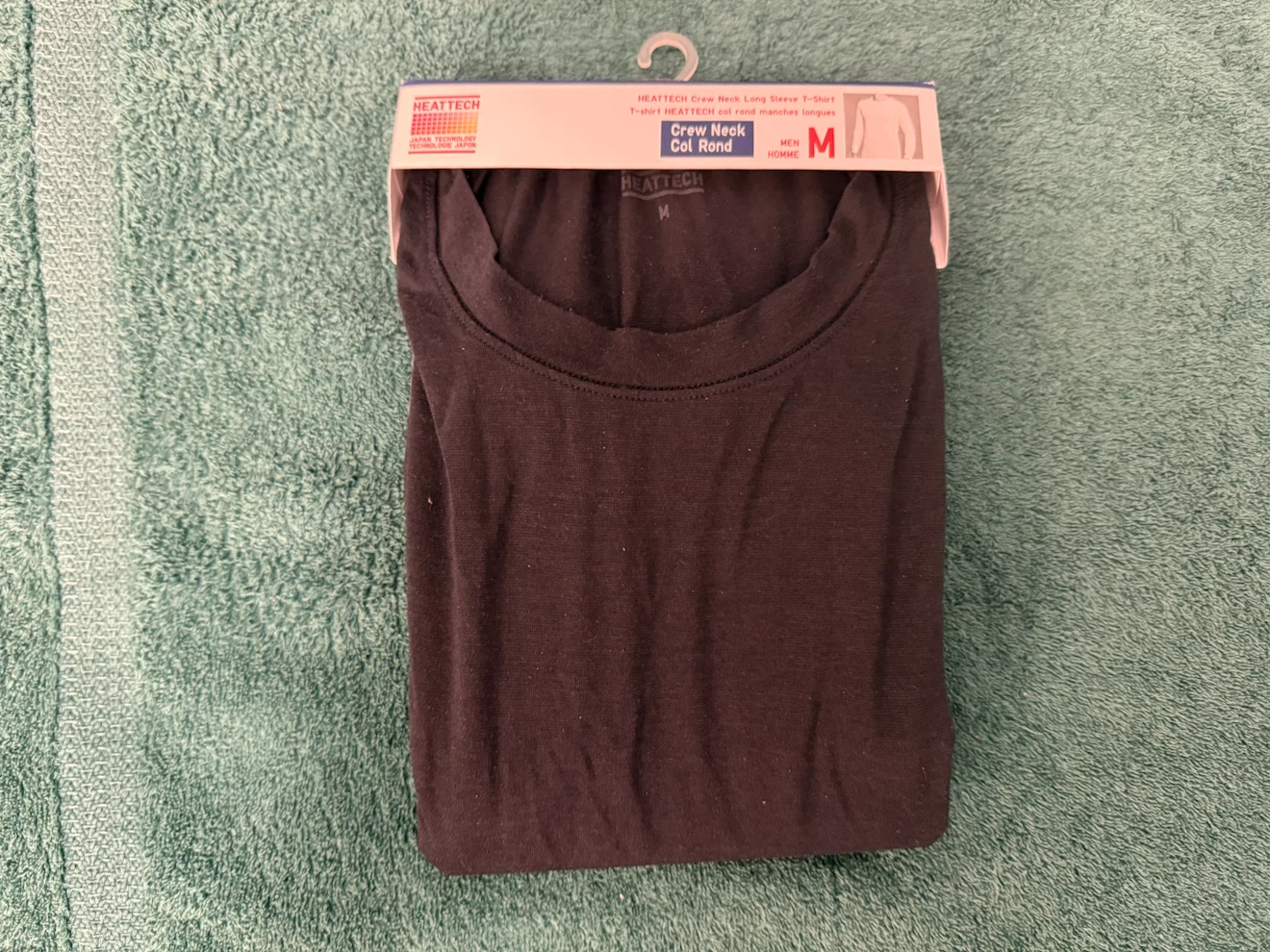 New Uniqlo HEATTECH Long Sleeve Crew Neck Shirt (Navy / [M])