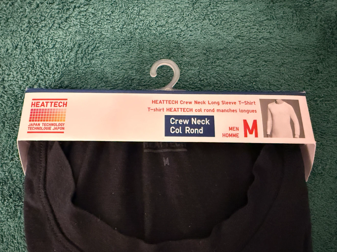 New Uniqlo HEATTECH Long Sleeve Crew Neck Shirt (Navy / [M]) - photo 2