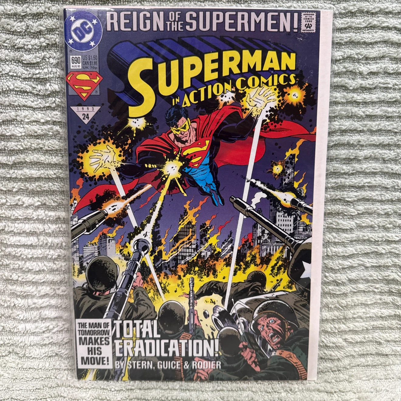 Superman Action Comics #690 Reign of the Supermen