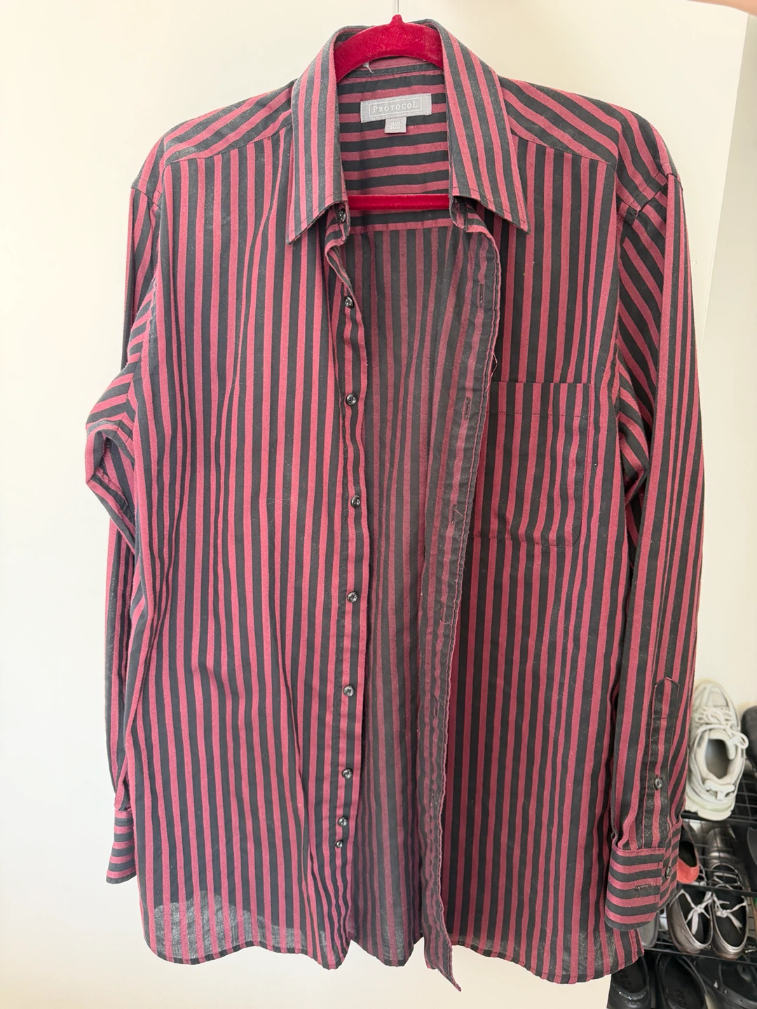Protocol Long Sleeve Striped Shirt
