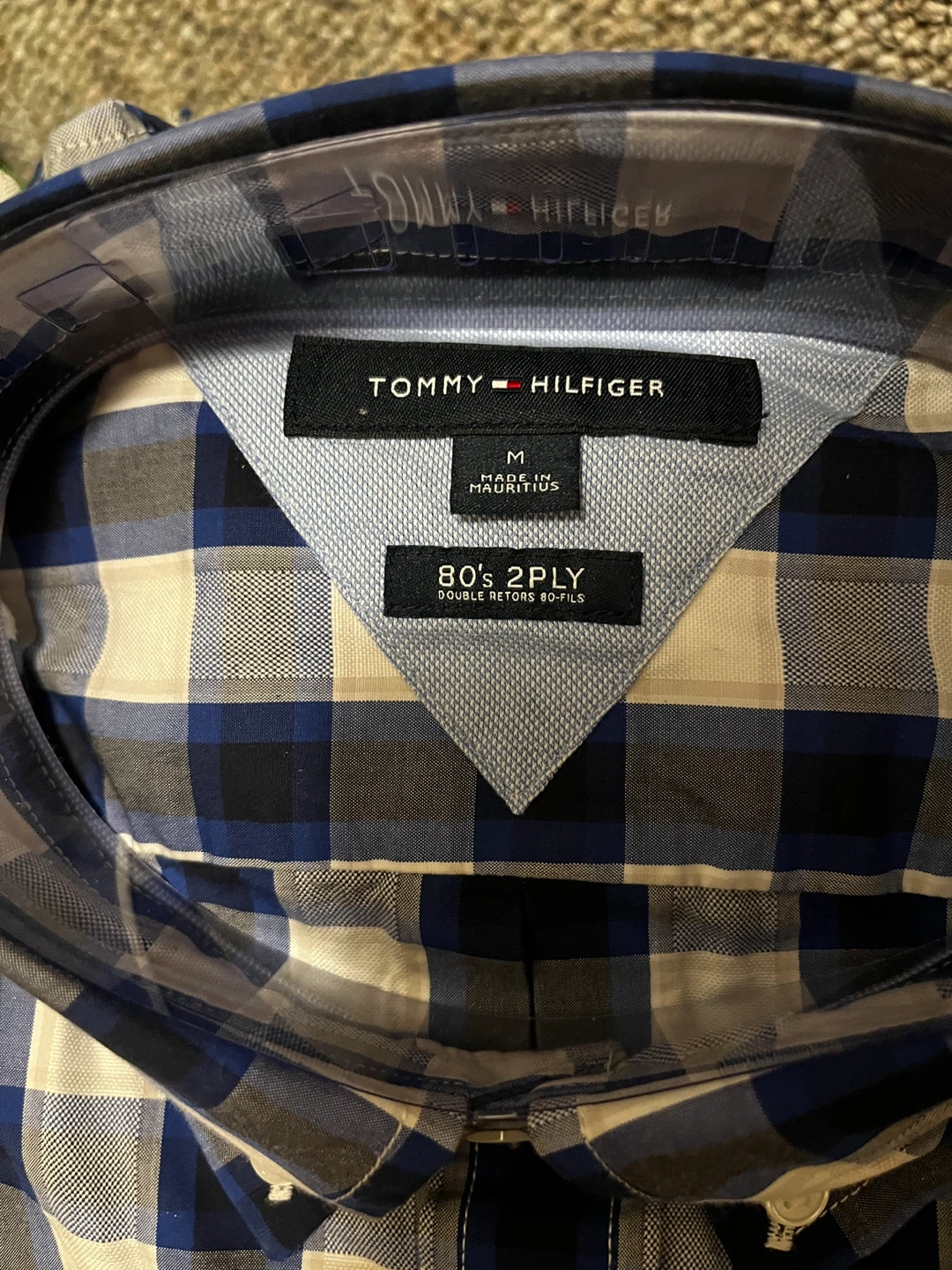 Tommy Hilfiger Plaid Button-Down Shirt Size M - photo 3