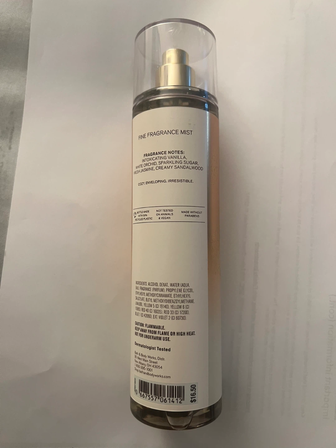 Bath & Body Works Warm Vanilla Sugar Fragrance Mist - photo 2