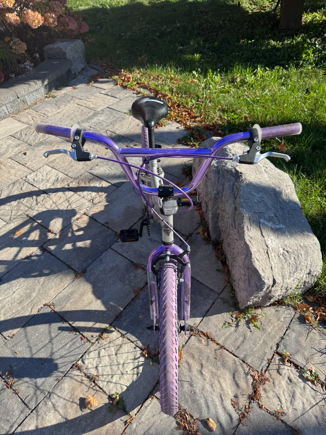 🚲 Huffy 18” Kids’ Bike – Purple & Silver 💜