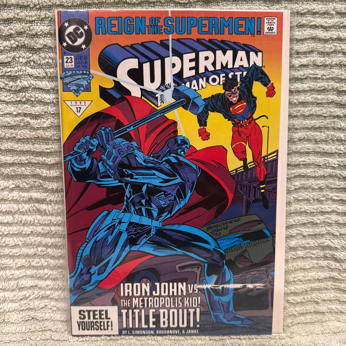 Superman: Man of Steel #23 Comic Book