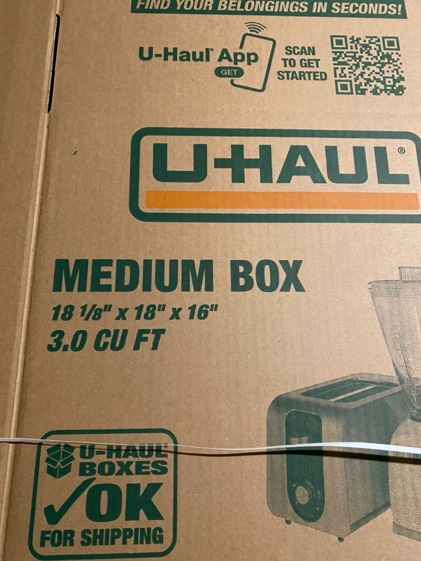 13 U-Haul Medium Moving Boxes *** - photo 2