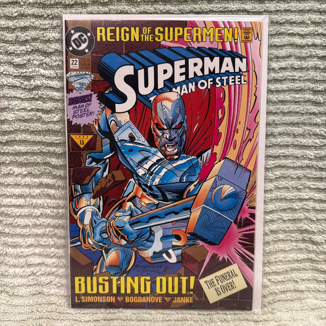 SUPERMAN BUSTING OUT