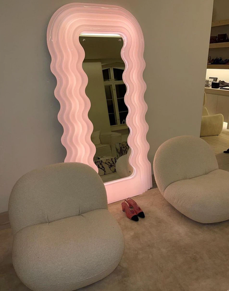 Light-Up Wave Mirror – Ultrafragola Style (Eternity Modern) - photo 2
