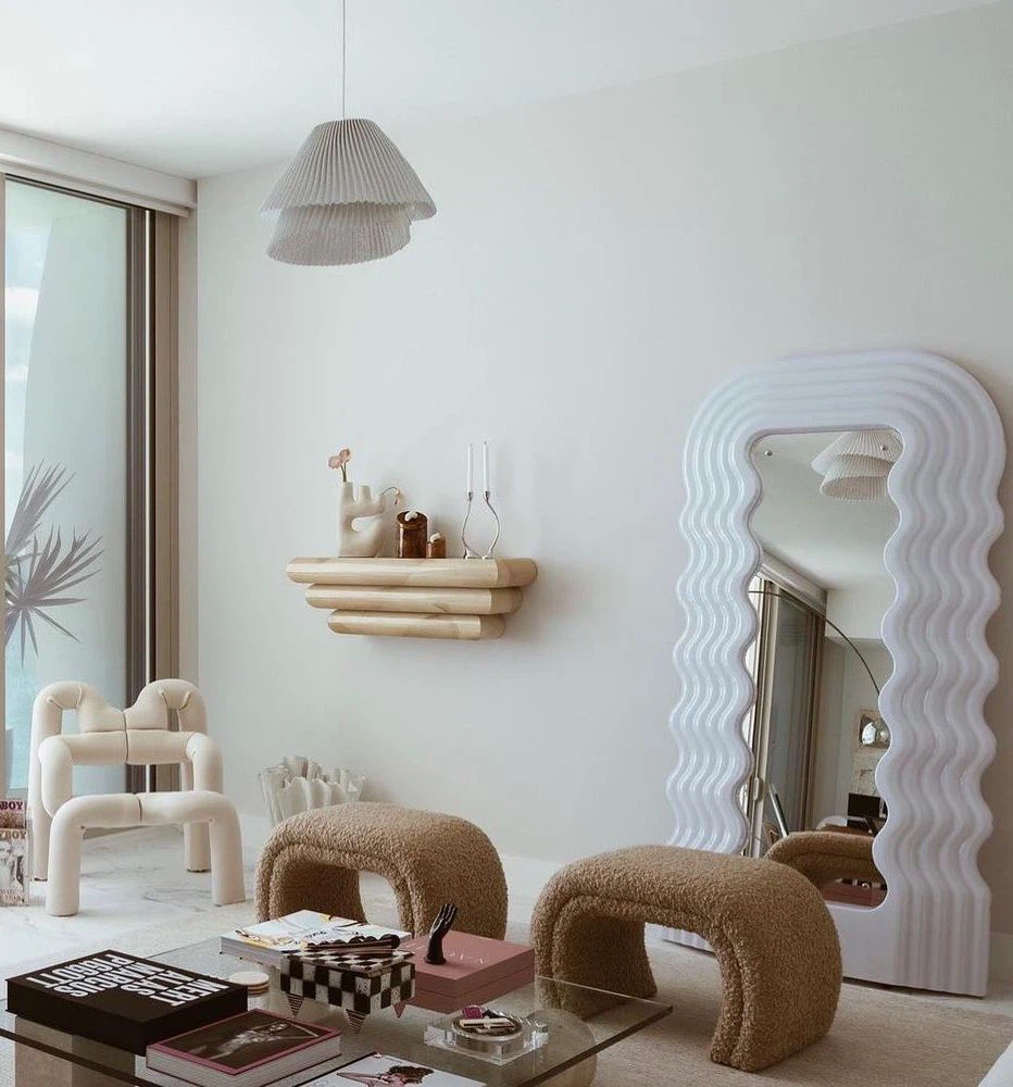 Light-Up Wave Mirror – Ultrafragola Style (Eternity Modern) - photo 3