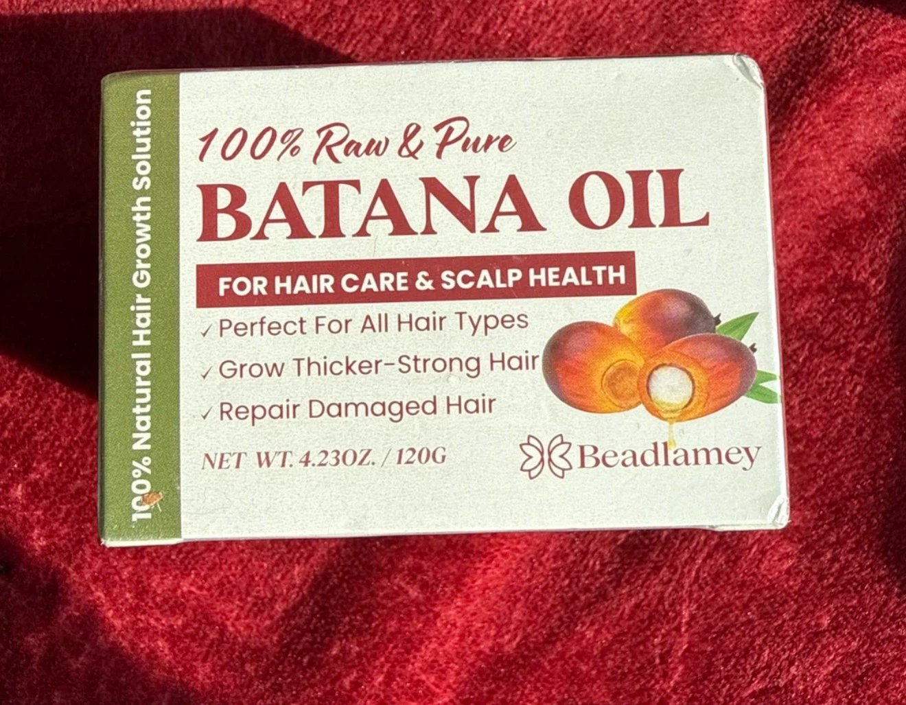 Beadlamey 100% Raw & Pure Batana Oil 120g