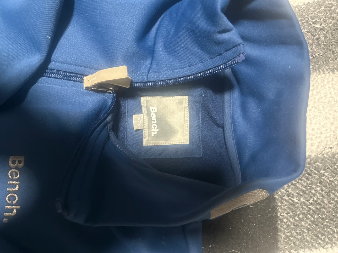 Bench Blue Zip-Up Jacket